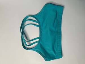 Patagonia Women's Active Mesh Bra Aqua Blue Strappy Sports Bra